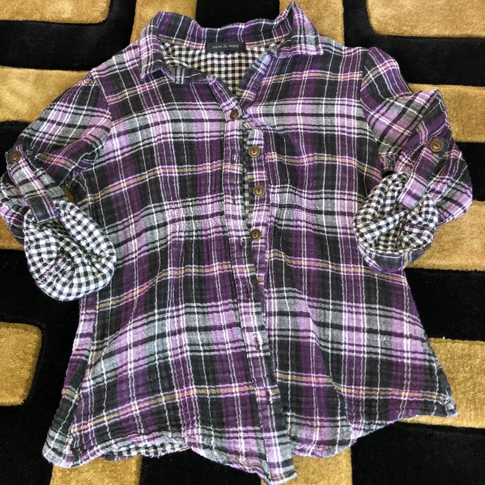 Purple flannel